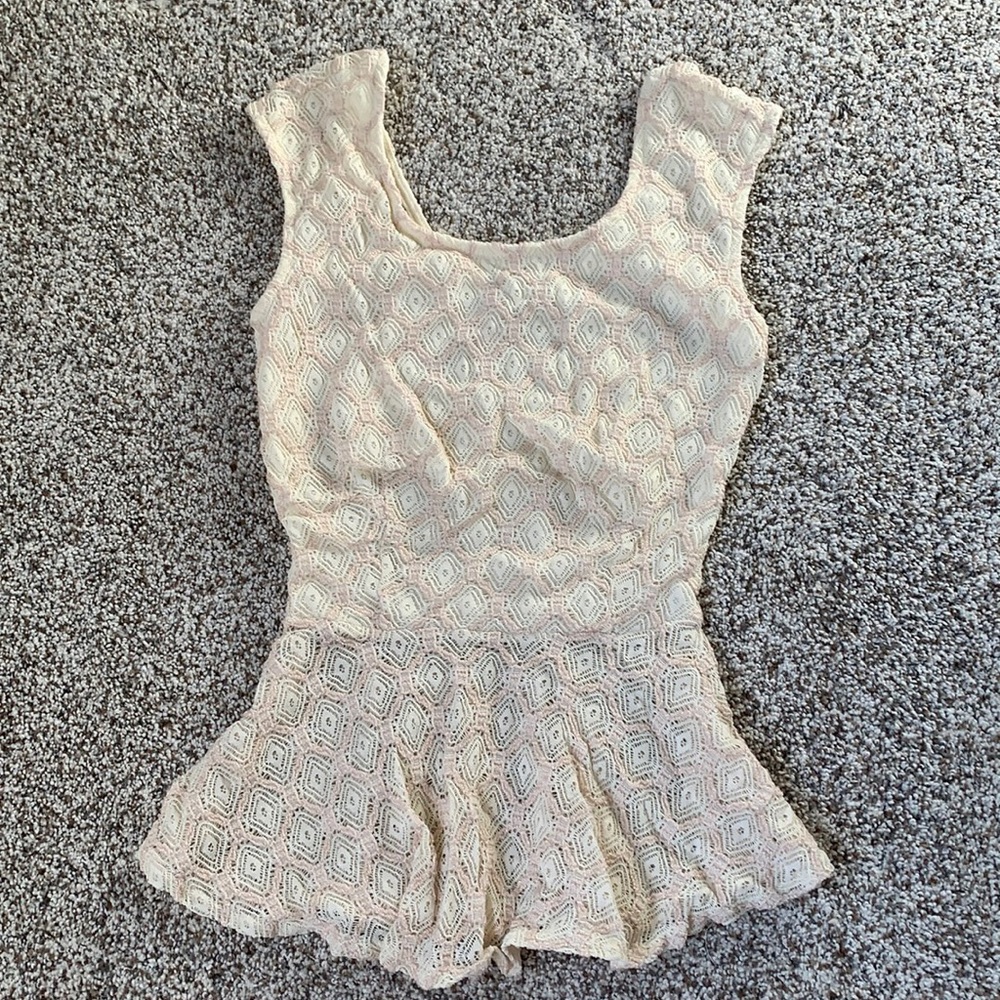 Cream shirt